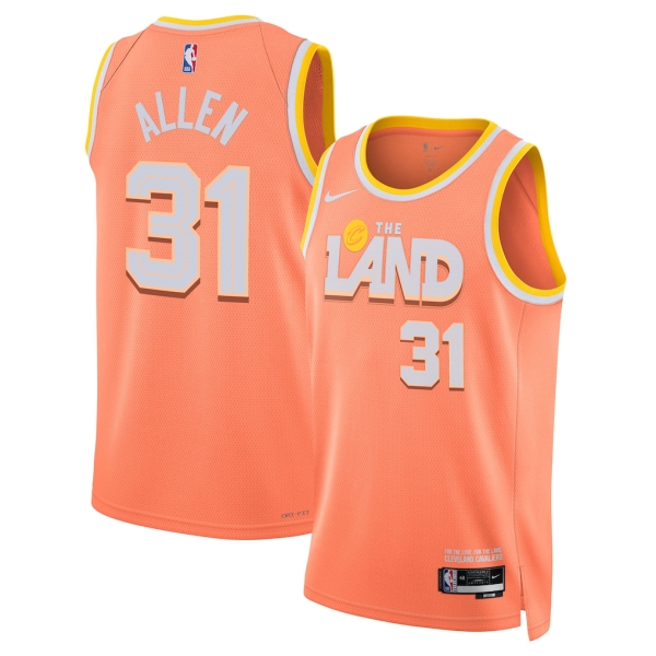 Cleveland Cavaliers Trikot Jarrett Allen Nike 2025-26 City Edition Orange Swingman - Herren
